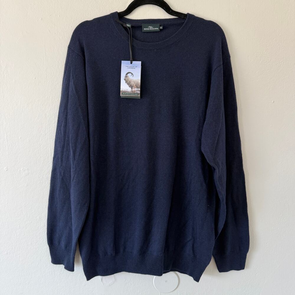 NWT Rodd & Gunn Wool Cashmere blend classic crewneck sweater